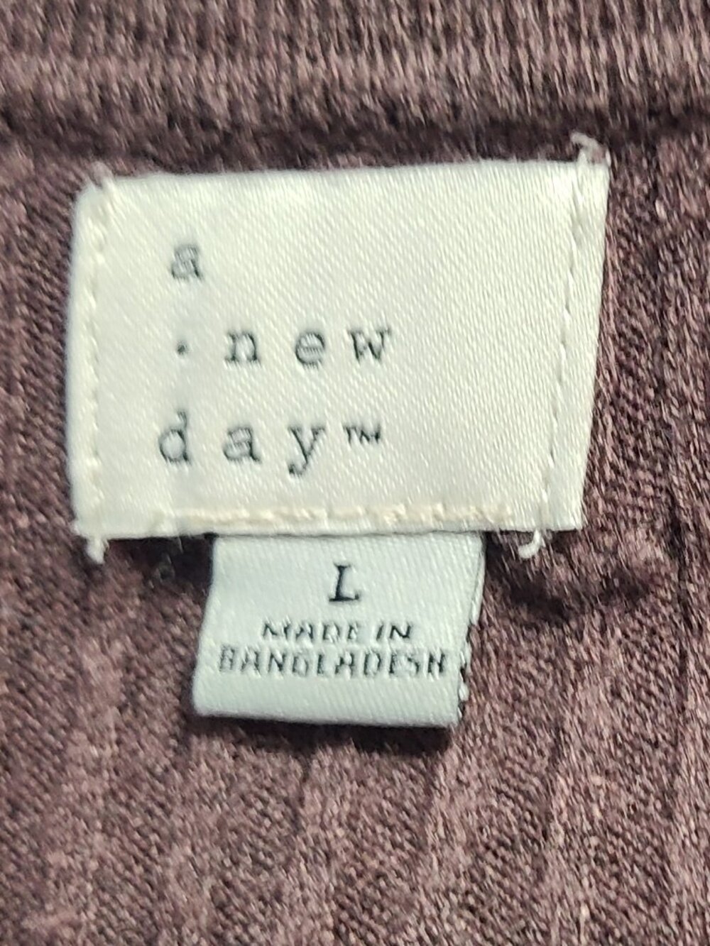 A New Day collared sweater, Sz Large, brown - Picture 3 of 3